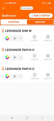 LEDVANCE SMART+ Bluetooth android App screenshot 1